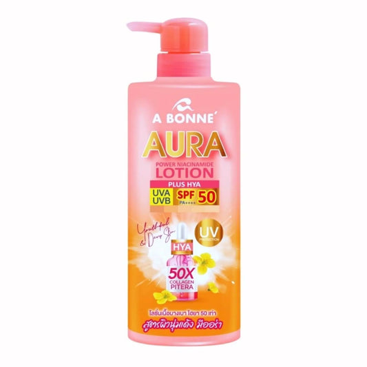 Buy A BONNE, Aura Power Niacinamide Lotion SPF50 PA++++ 500ml online in Qatar