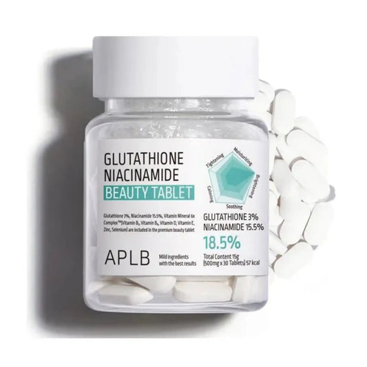 Buy APLB, Glutathione Niacinamide Beauty Tablet 500mg x 30 tablets online at the best price in Qatar