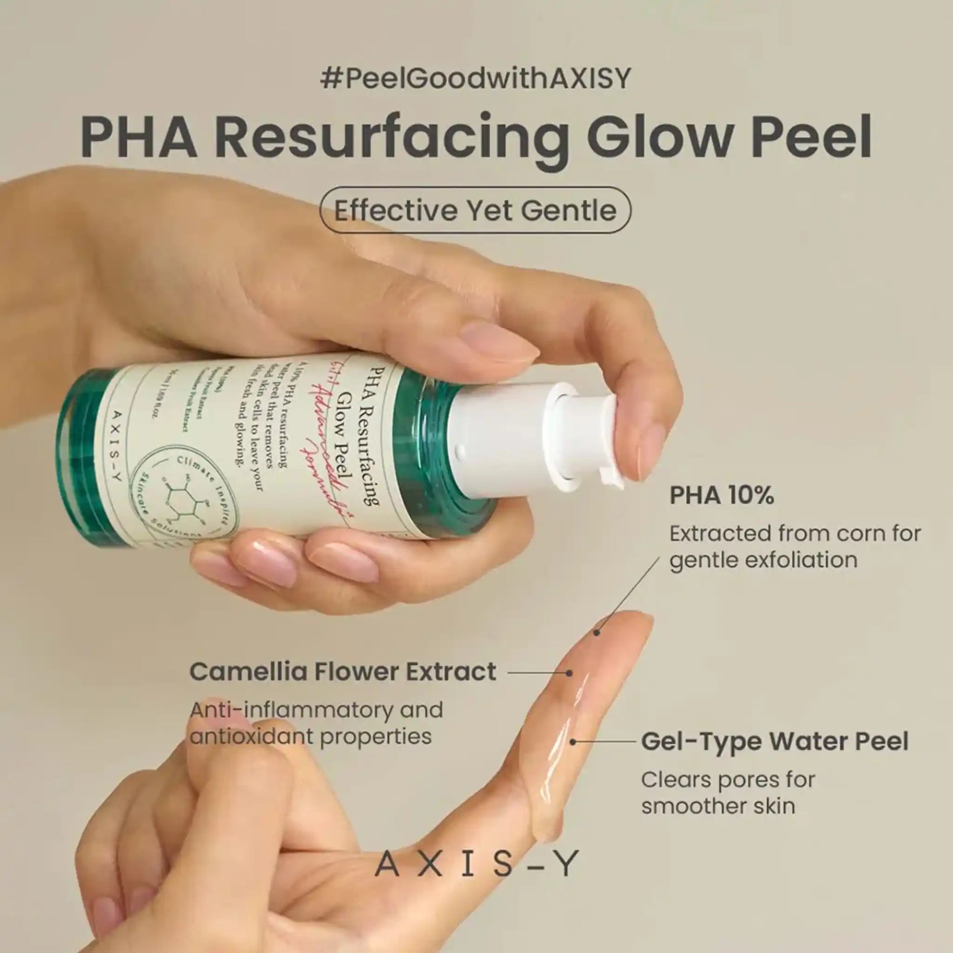 Shop AXIS-Y, PHA Resurfacing Glow Peel 50ml online in Qatar