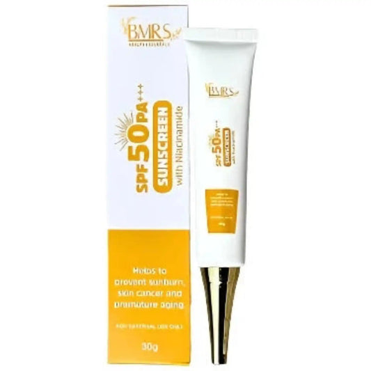 Buy BMRS, Sunscreen with Niacinamide SPF50 PA+++ 30g Online in Qatar