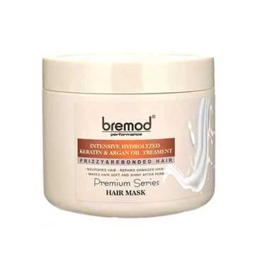 Buy Bremod, Intensive Premium Series Hair Mask (Frizzy & Rebonded Hair) 500ml Online in Qatar