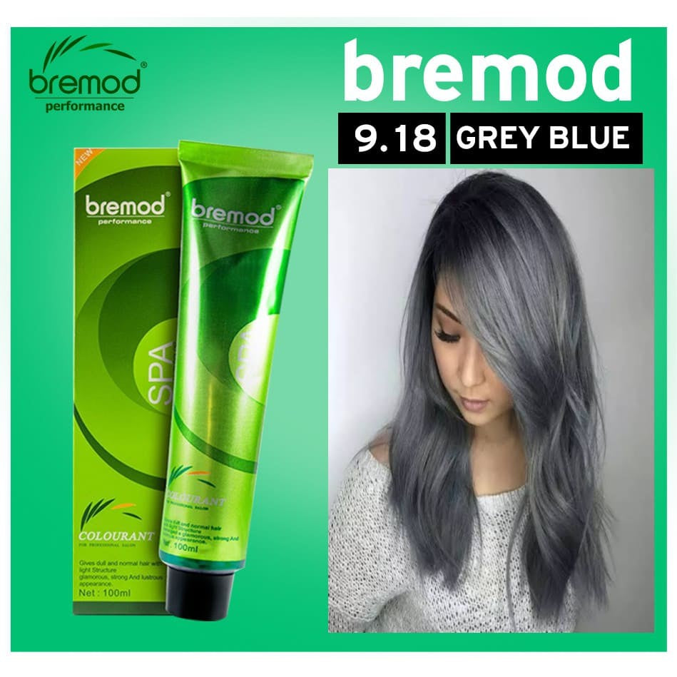 Bremod, SPA Hair Color Grey Blue 9.18, all about skin doha, skincare, qatar, beauty, cosmetics, trending, tiktok, snapchat, facebook, instagram, Perfume, reels, hightlights, followers