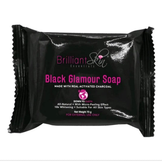 Buy Brilliant Skin Essentials, Black Glamour Soap 70g Online in Qatar
