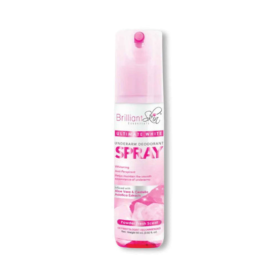 Buy Brilliant Skin Essentials, Ultimate White Underarm Deodorant Spray 60ml online in Qatar