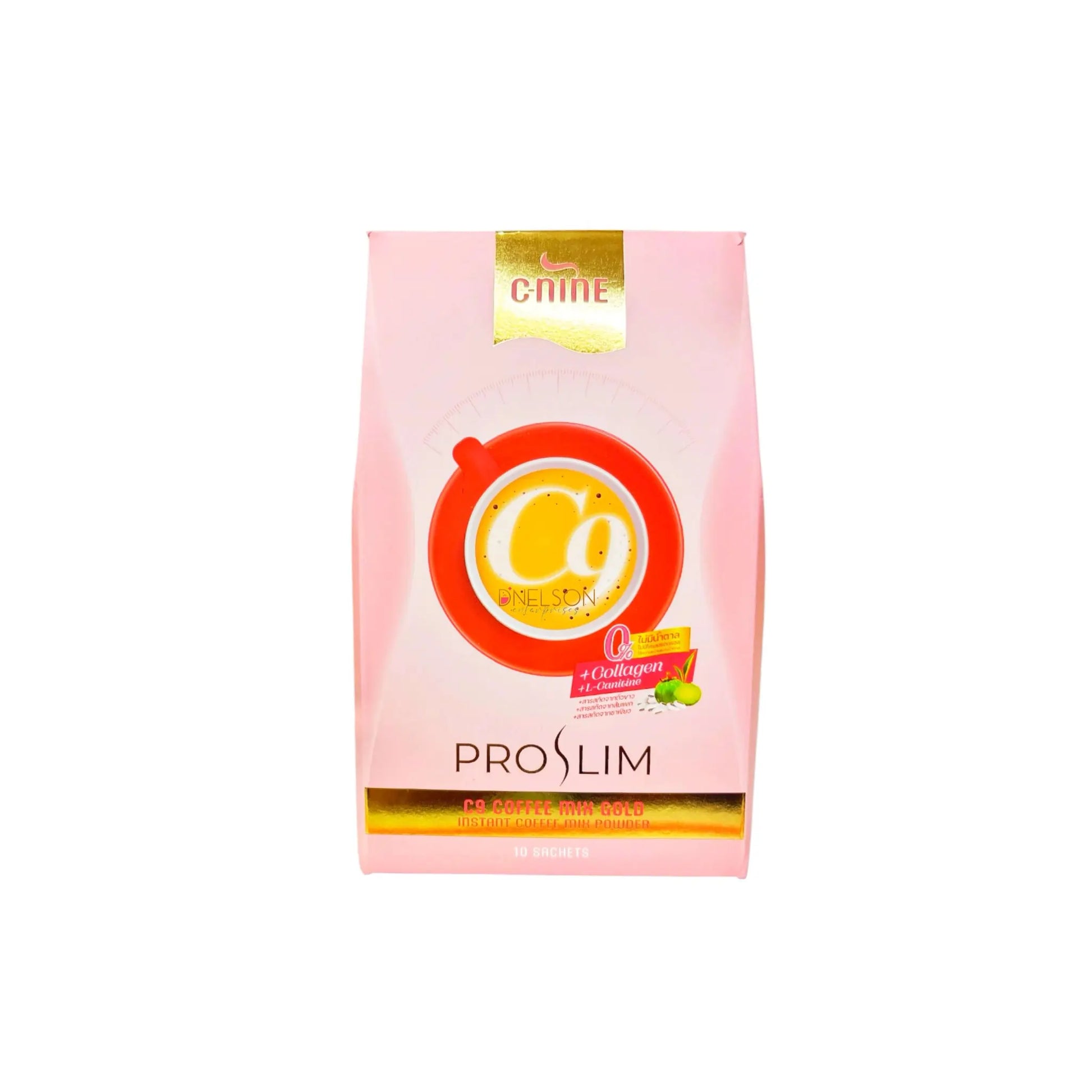 Buy C-NINE, Proslim C9 Coffee Mix Gold Instant Coffee 15g online in Qatar