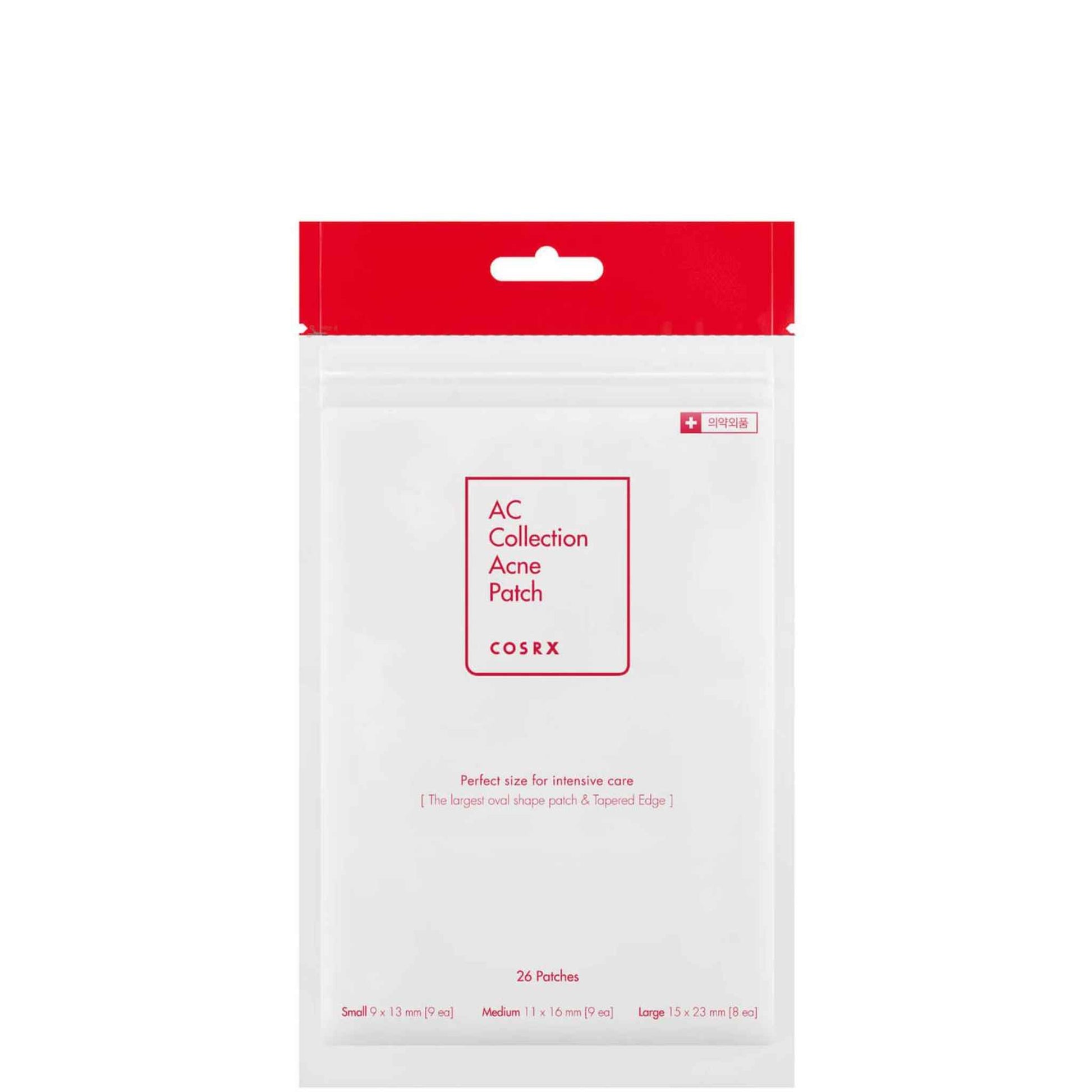 Buy COSRX, AC Collection Acne Patch 26each (POUCH) (15x23mm Large 8 each, 11x16mm Medium 9 each, 9x13mm online in Qatar
