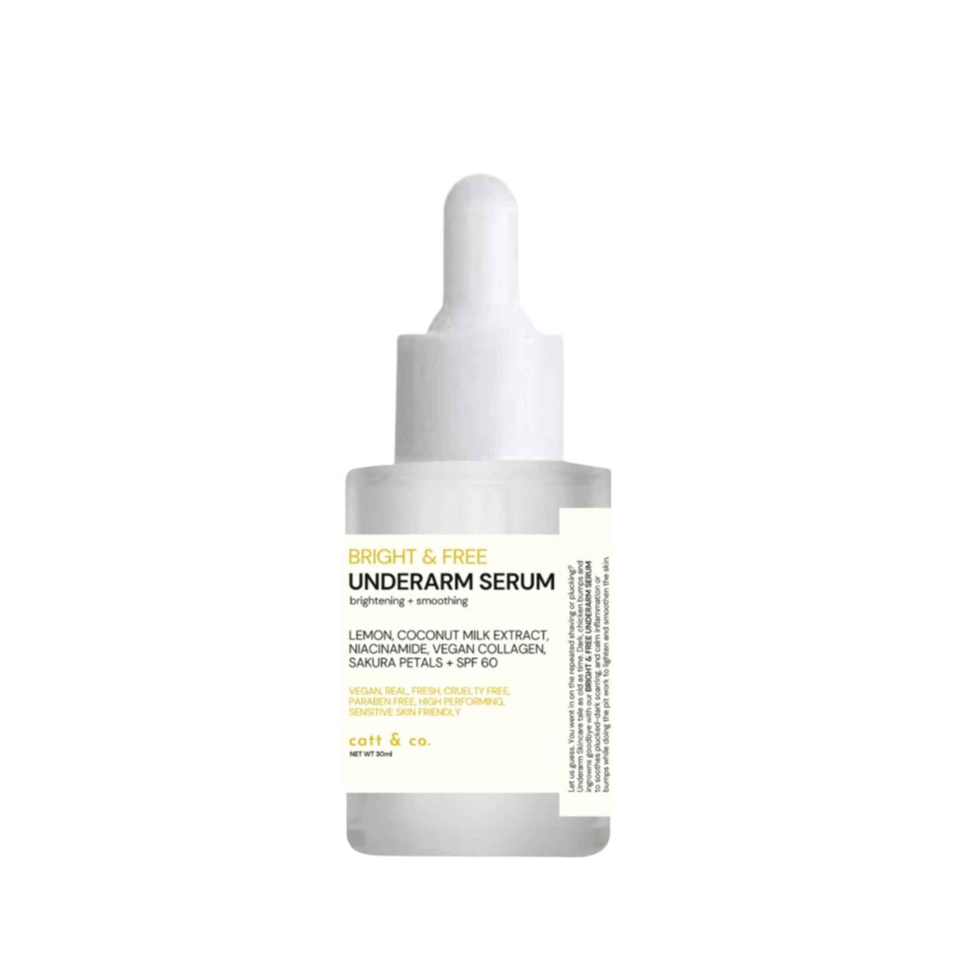 Buy Catt & Co, Bright & Free Underarm Serum 30ml Online in Qatar