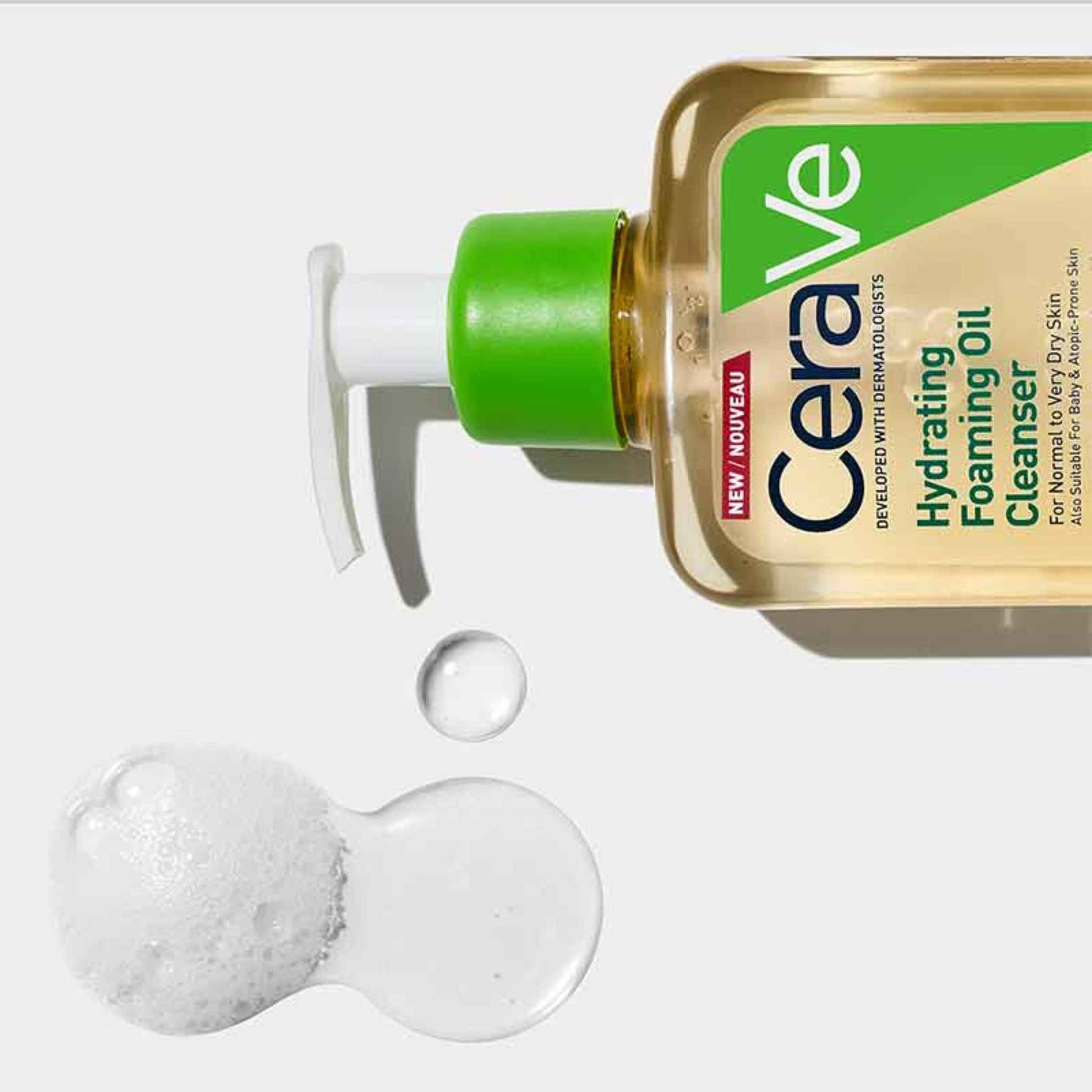 Shop CeraVe, Hydrating Foaming Oil Cleanser online in Qatar