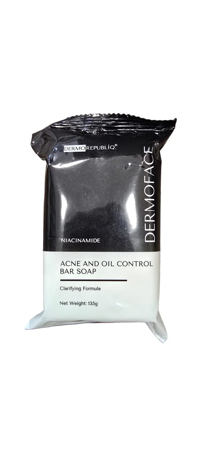 Buy DERMO REPUBLIQ, Niacinamide Acne And Oil Control Face Bar Soap 135g Online in Qatar