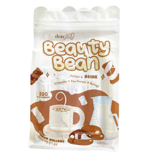 Buy Dear Face, Beauty Milk Bean Choco Mallows Weight Gain Drink 18g Online in Qatar