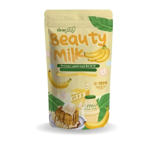 Buy Dear Face, Beauty Milk Premium Japanese Banana Probiotic + Collagen Drink 180g Online in Qatar
