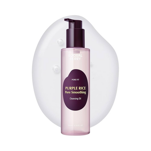 EQQUALBERRY, Purple Rice Pore Smoothing Cleansing Oil 200ml, all about skin doha, skincare, qatar, beauty, cosmetics, trending, tiktok, snapchat, facebook, instagram, Perfume, reels, hightlights, followers, fyp