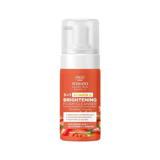 Buy FRESH Skinlab, Tomato Glass Skin 3 in 1 Vitamin C Brightening Foam Cleanser 100ml online at the best price in Qatar