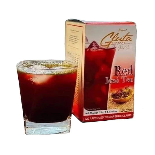 Buy Gluta Lipo, Red Iced Tea 10 Sachets Online in Qatar