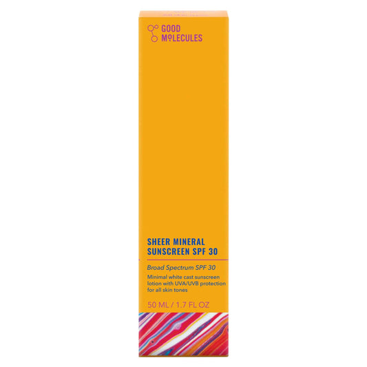 Buy Good Molecules, Sheer Mineral Sunscreen SPF 30 50ml Online in Qatar