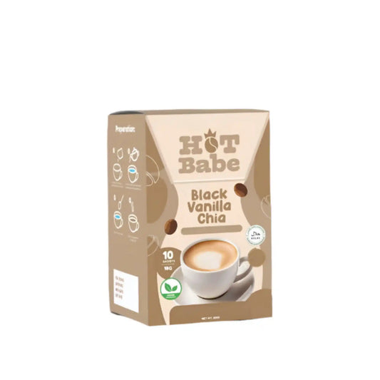 Buy HOT Babe, Black Vanilla Chia 18gx10 Sachets Online in Qatar
