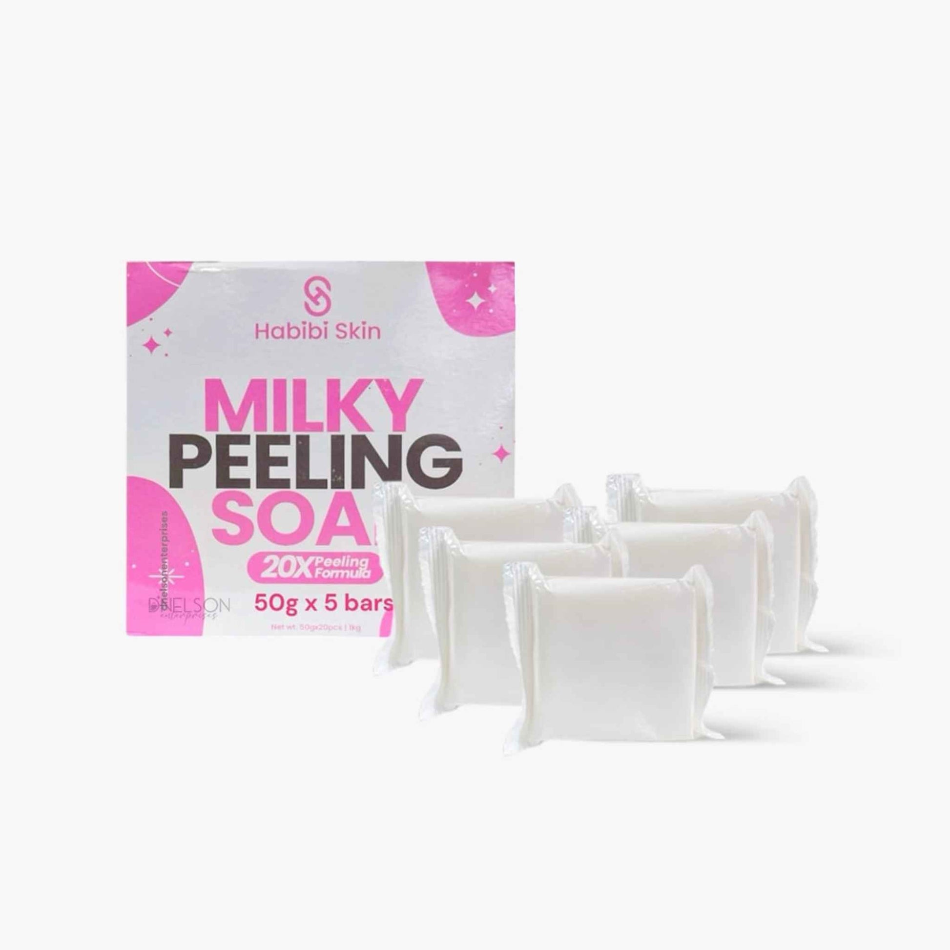 Buy Habibi Skin Essential, Milky Peeling Soap 20x Peeling Formula 50g online at the best price in Qatar