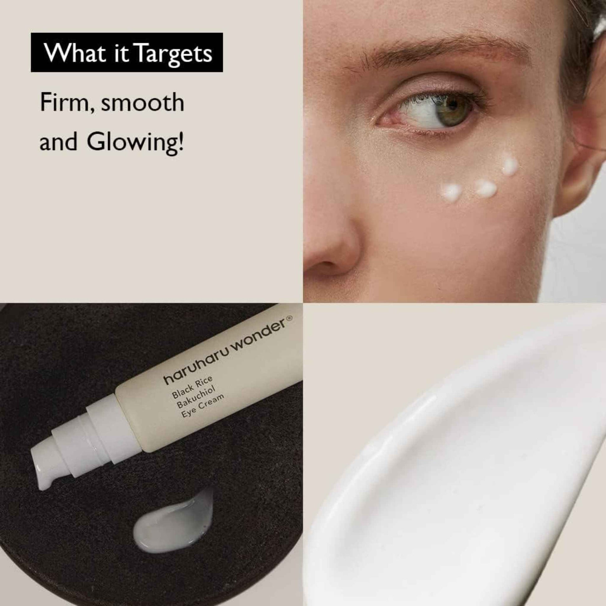 Shop Haruharu wonder, Black Rice Bakuchiol Eye Cream 20ml online in Qatar