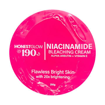 Honest Glow 190, Niacinamide Bleaching Cream 250g, all about skin doha, skincare, qatar, beauty, cosmetics, trending, tiktok, snapchat, facebook, instagram, Perfume, reels, hightlights, followers, fyp