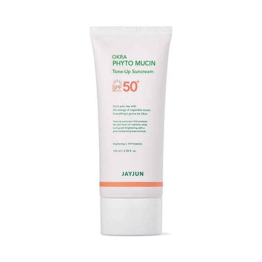 Buy JAYJUN, Okra Phyto Mucin Tone Up Sun Cream 100ml Online in Qatar