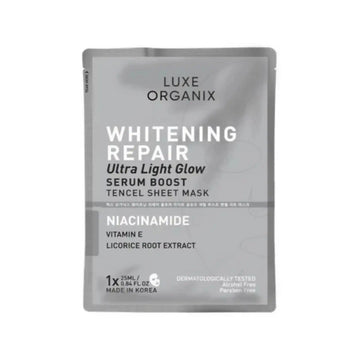 Buy LUXE ORGANIX, Whitening Repair Serum Boost Sheet Mask 25ml online at the best price in Qatar