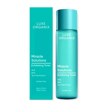 Buy Luxe Organix Miracle Toner AHA/BHA Pore Clarifying Treatment 150ml Online in Qatar