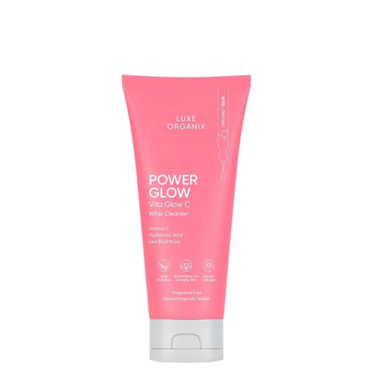 Buy Luxe Organix, Power Glow Vita Glow C Whip Cleanser 150g Online in Qatar