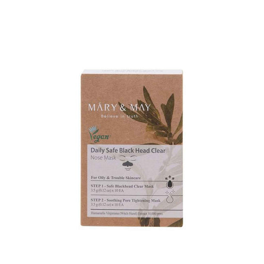 Buy Mary&May, Daily Safe Black Head Clear Nose Mask (10pcs) in Qatar