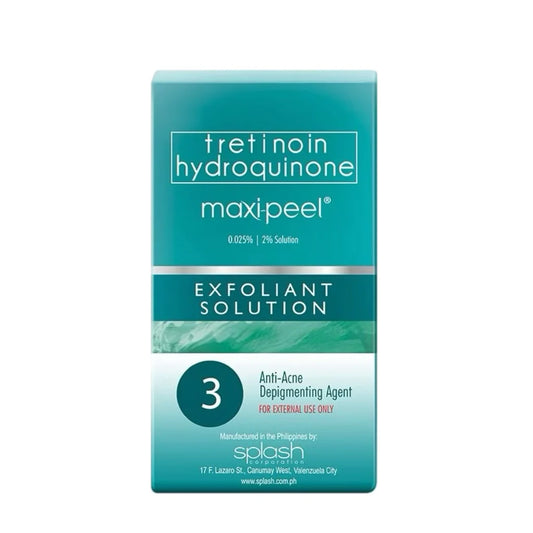 Maxi-Peel, Tretinoin Hydroquinone Exfoliant Solution 3 60ml