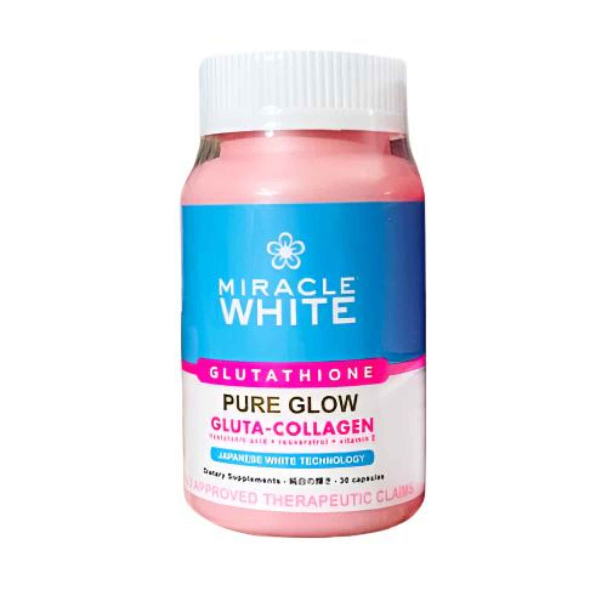 Buy Miracle White Glutathione Pure Glow 30Capsules in Qatar Buy Miracle White Glutathione Pure Glow 30Capsules in Qatar