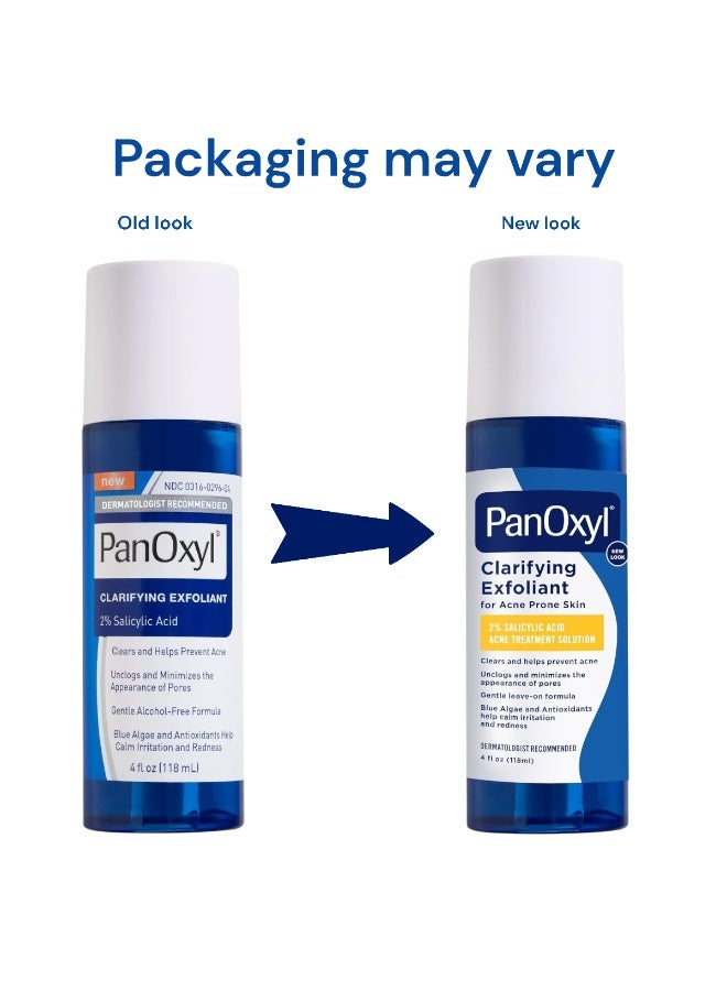 PanOxyl, Clarifying Exfoliant 2% salicylic Acid 118ml, all about skin doha, skincare, qatar, beauty, cosmetics, trending, tiktok, snapchat, facebook, instagram, Perfume, reels, hightlights, followers