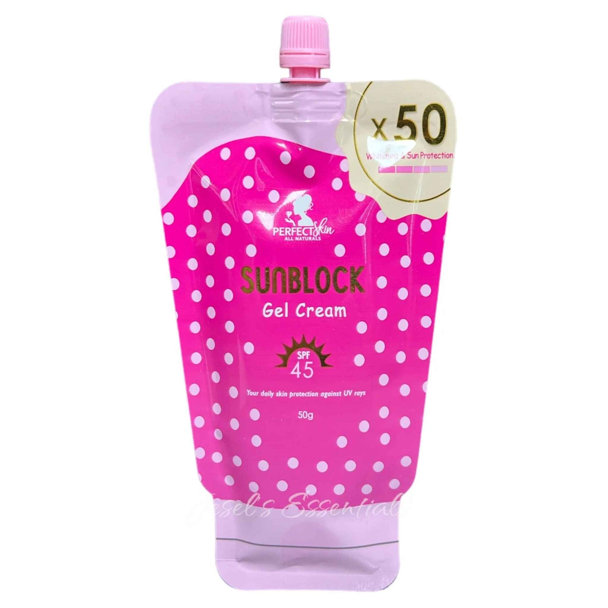 Buy Perfect Skin, Sunblock Gel Cream SPF 45 15g in Qatar