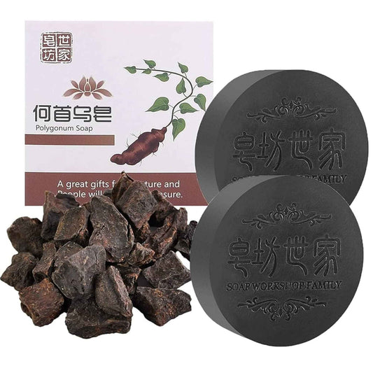 Buy Polygonum Multiflorum Shampoo Soap 100g online in Qatar