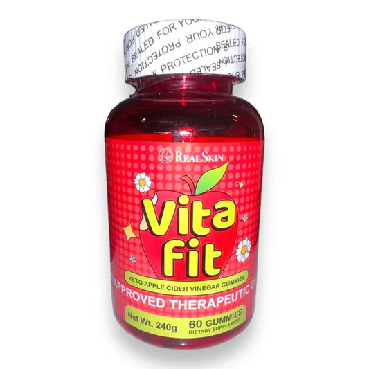 Buy REALSKIN, Vita Fit Keto Apple Cider Gummies 240g in Qatar