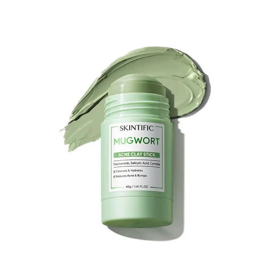 Buy SKINTIFIC, Mugwort Acne Clay Stick 40g Online in Qatar