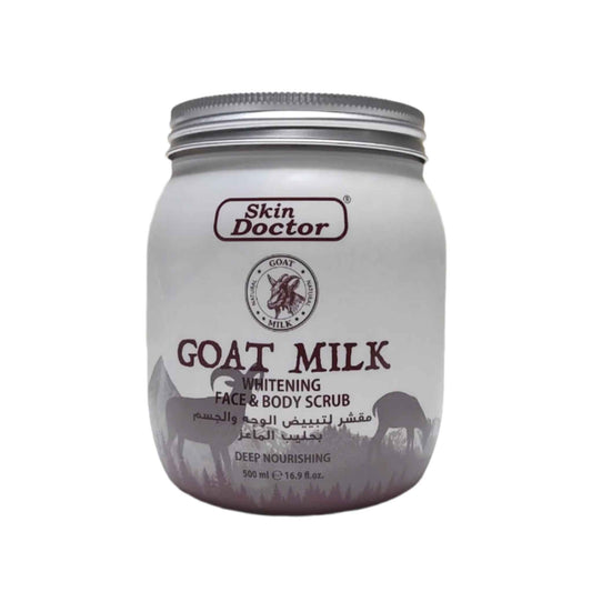 Buy Skin Doctor, Goat Milk Whitening Face & Body Scrub 500ml Online in Qatar