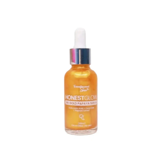 Buy Transformed Skin, Honest Glow 24k Gold Papaya Serum 30ml Online in Qatar