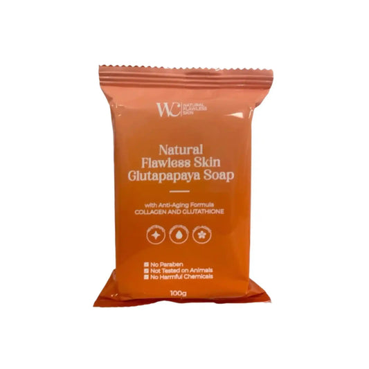 Buy WC Natural Flawless Skin, Natural Flawless Skin Glutapapaya Soap x2 100g Online in Qatar