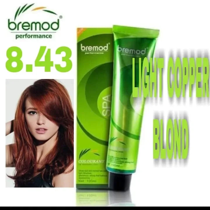 Bremod, SPA Hair Color - 8.43 Light Copper Blonde