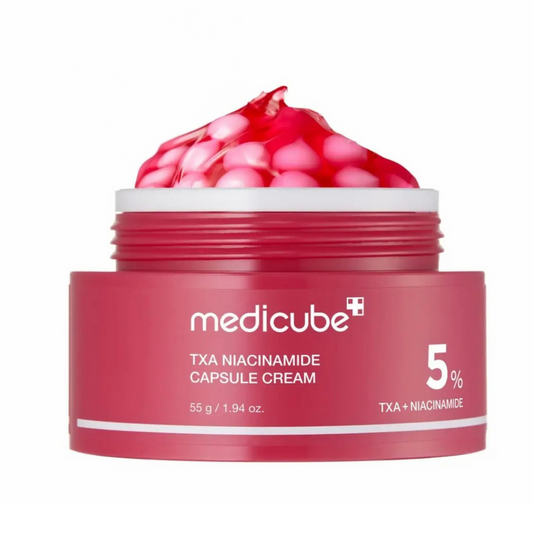 medicube, TXA Niacinamide Capsule Cream 55g, all about skin doha, skincare, qatar, beauty, cosmetics, trending, tiktok, snapchat, facebook, instagram, Perfume, reels, hightlights, followers, fyp