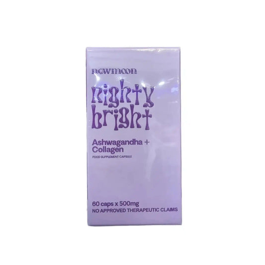 Buy newmoon, Nighty Bright Ashwagandha + Collagen 60 caps x 500mg Online in Qatar