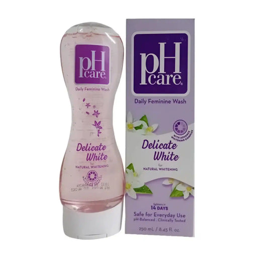 Buy pH Care, Daily Feminine Wash Delicate White for Whitening 250ml in Qatar