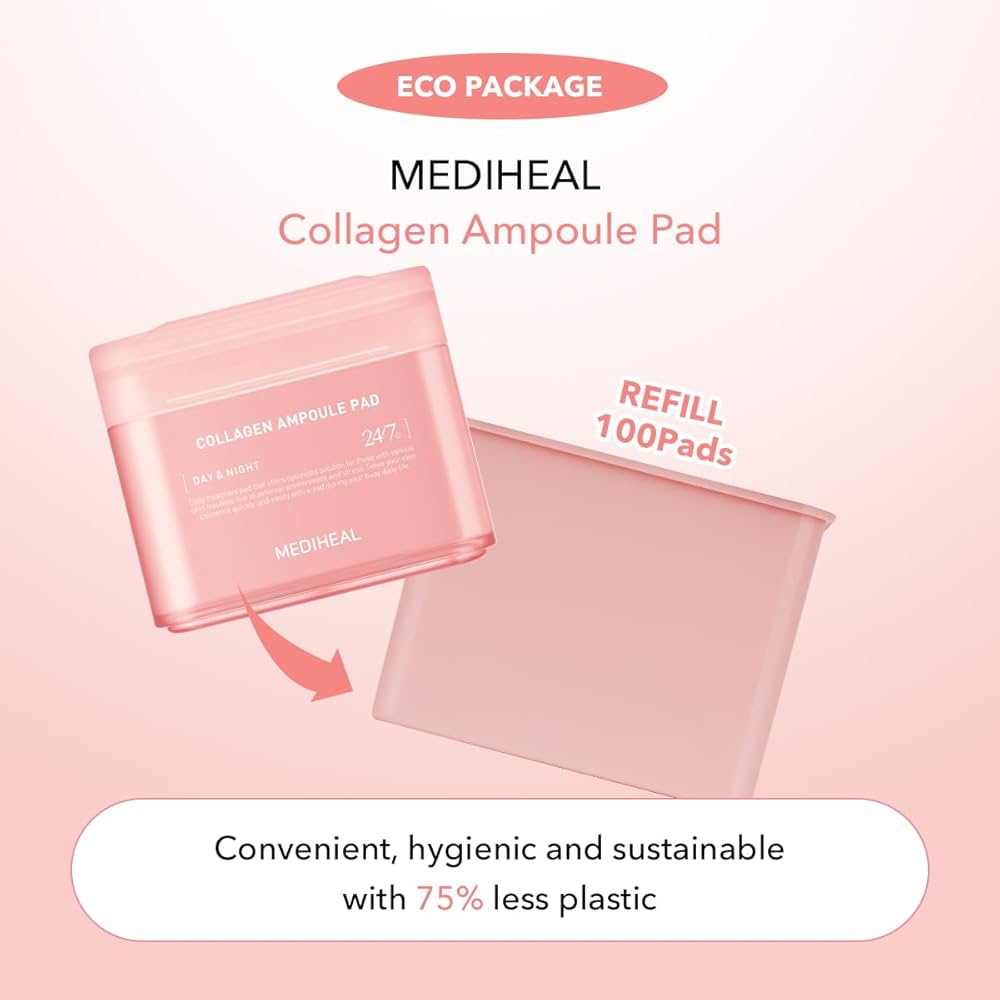 MEDIHEAL, Collagen Ampoule Pad 100padsallaboutskindoha