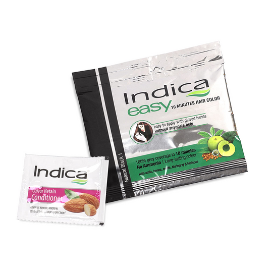 Indica Easy, Hair Colour Shampoo Based Sachet 5ml 32.5ml