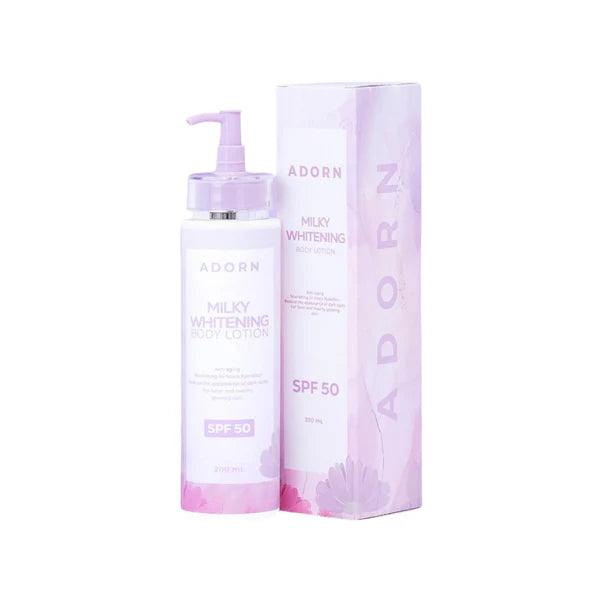 Buy ADORN, Milky Whitening Body Lotion SPF50 200ml Online in Qatar at Best Price