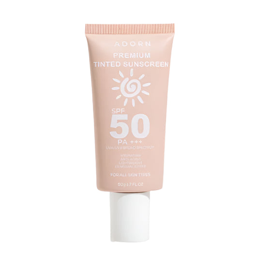 Buy ADORN, Premium Tinted Sunscreen SPF50 PA+++ 50g Online in Qatar