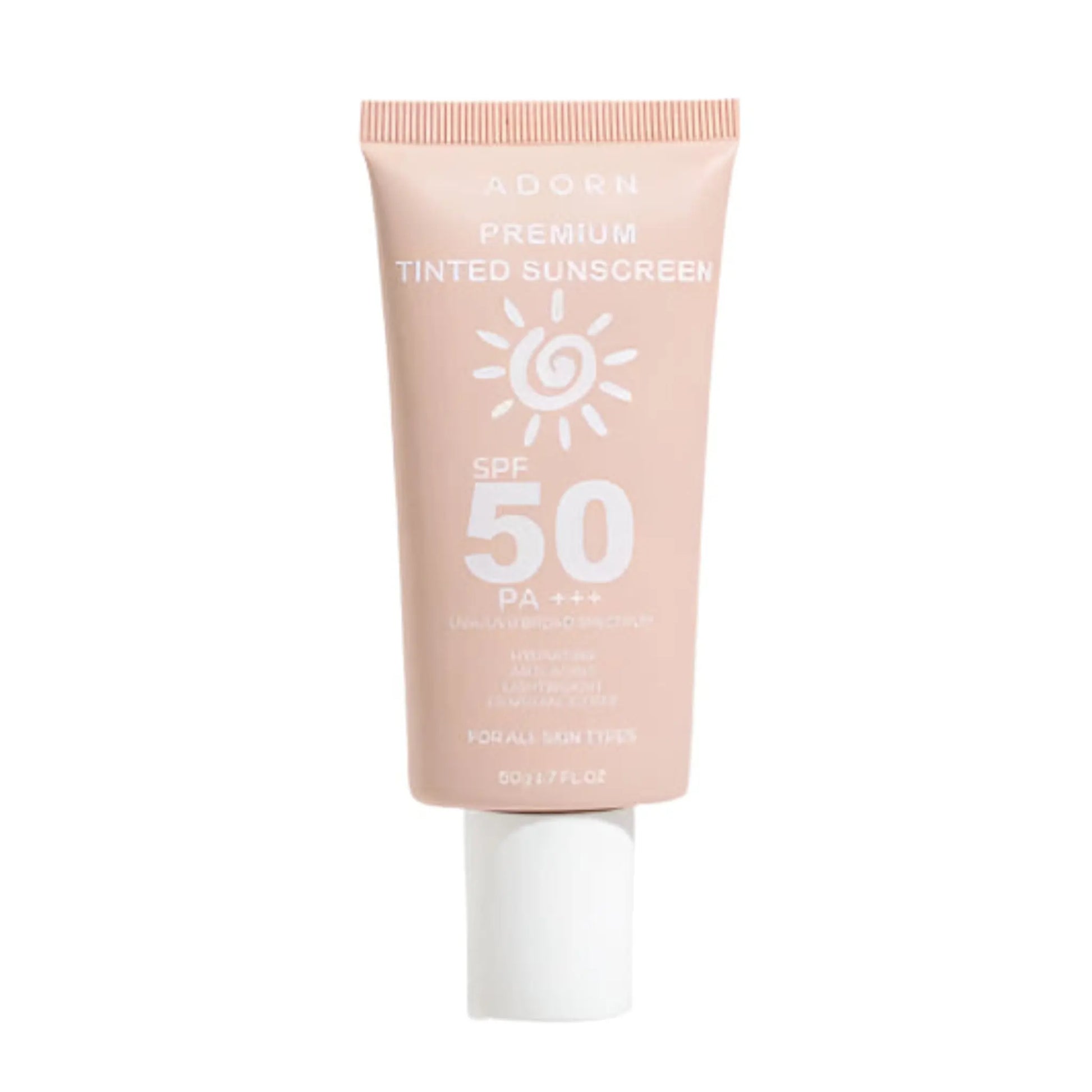 Buy ADORN, Premium Tinted Sunscreen SPF50 PA+++ 50g Online in Qatar