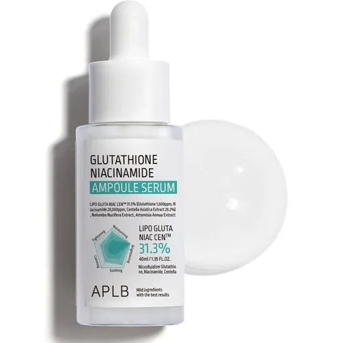 APLB, Glutathione Niacinamide Ampoule Serum 40ml All About Skin Doha Skincare Qatar Beauty Cosmetics Available in Qatar Available in Qatar Store