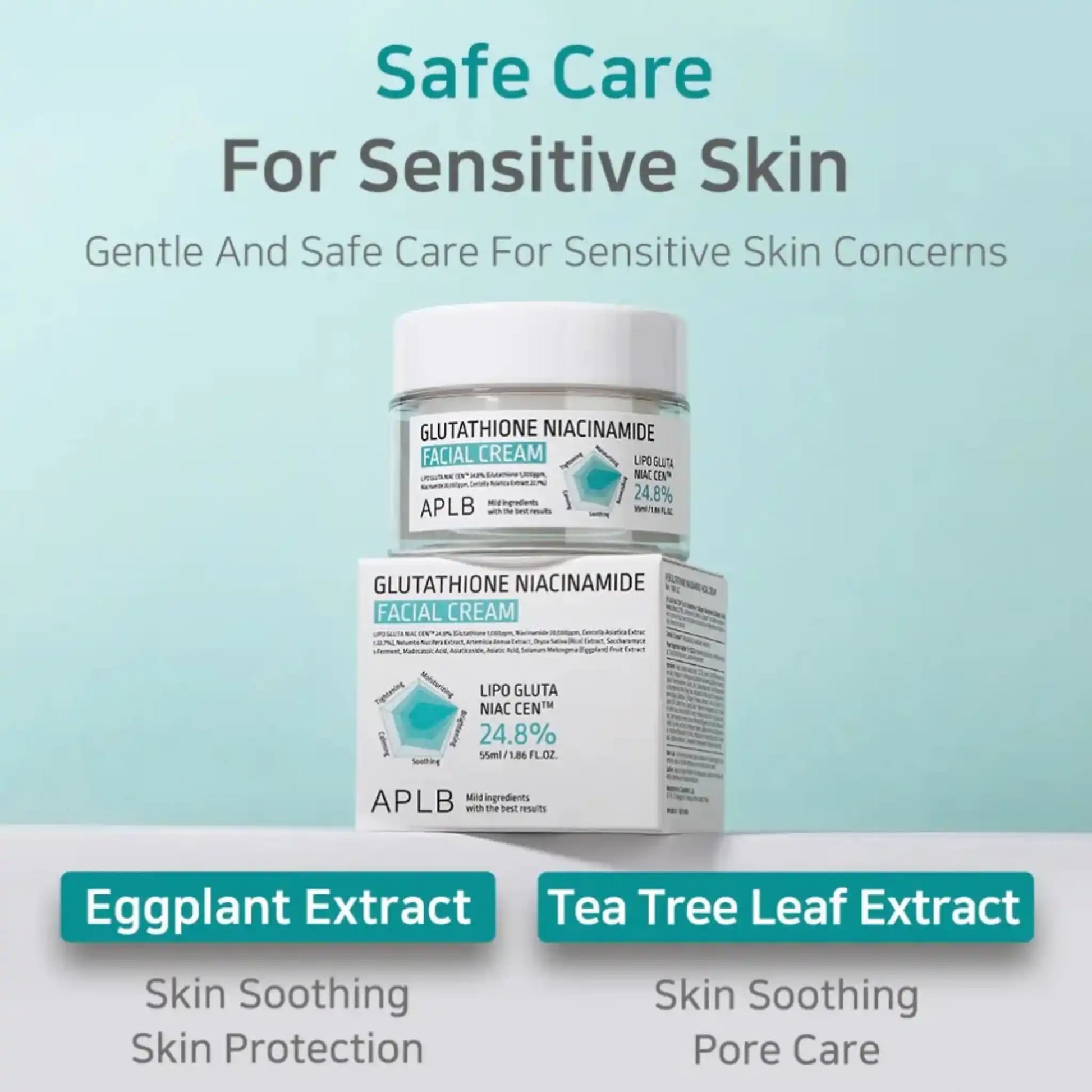Shop APLB, Glutathione Niacinamide Facial Cream 55ml online in Qatar