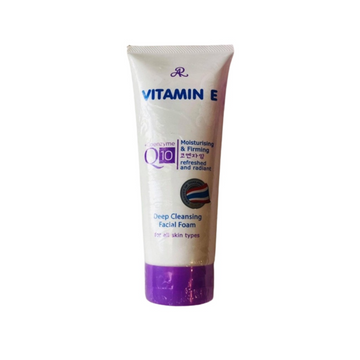 AR Vitamin E + Coenzyme Q10 Moisturising & Firming Deep Cleansing Foam 190g, all about skin doha, skincare, qatar, beauty, cosmetics, trending, tiktok, snapchat, facebook, instagram, Perfume, reels, hightlights, followers, fyp